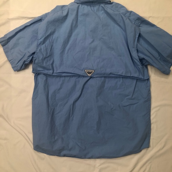 COLUMBIA MENS PFG BUTTON DOWN SHIRT - Picture 5 of 7